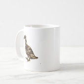 Camouflage Duck Silhouette Koffiemok (Voorkant links)