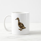 Camouflage Duck Silhouette Koffiemok (Links)
