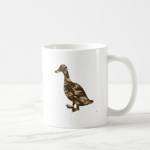 Camouflage Duck Silhouette Koffiemok
