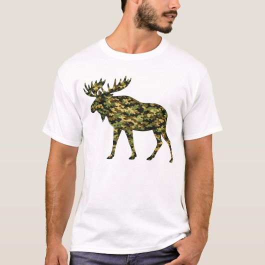 Camouflage Eland T-shirt (Voorkant)