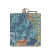 Camouflage en bloemen heupfles (Achterkant)