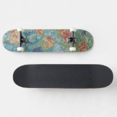 Camouflage en bloemen persoonlijk skateboard (Horizontaal)