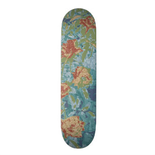 Camouflage en bloemen persoonlijk skateboard