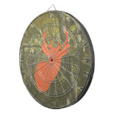 Camouflage en Oranje deer Dart Board Dartbord (Voorkant Rechts)
