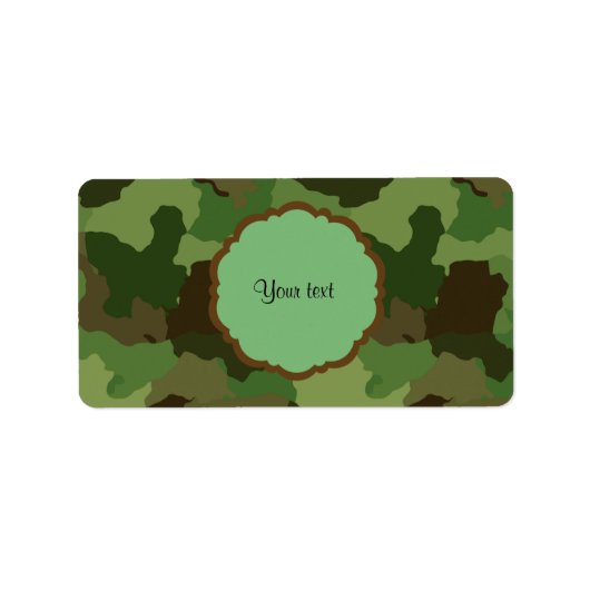 Camouflage Etiket (Voorkant)