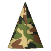 camouflage feesthoedjes (Achterkant)