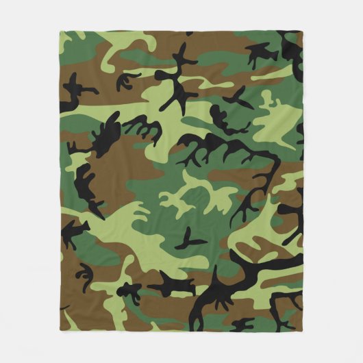 Camouflage Fleece Blanket (Voorkant)