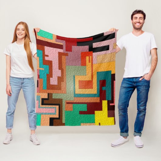 Camouflage Fleece Blanket Deken (In situ)