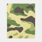 Camouflage Fleece Deken (Voorkant)