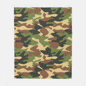 camouflage fleece deken (Voorkant)
