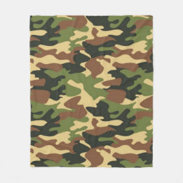 camouflage fleece deken