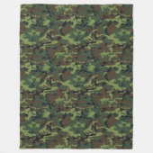 Camouflage Fleece Deken (Voorkant)