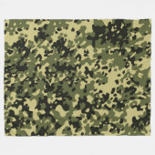 Camouflage Fleece Deken (Voorkant (Horizontaal))