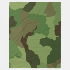 camouflage fleece deken
