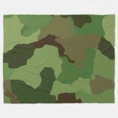 camouflage fleece deken (Voorkant (Horizontaal))