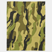 camouflage fleece deken (Voorkant)