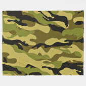 camouflage fleece deken (Voorkant (Horizontaal))