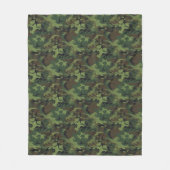 Camouflage Fleece Deken (Voorkant)