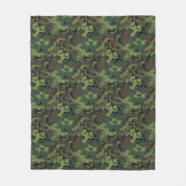 Camouflage Fleece Deken