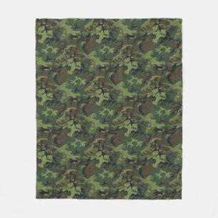 Camouflage Fleece Deken