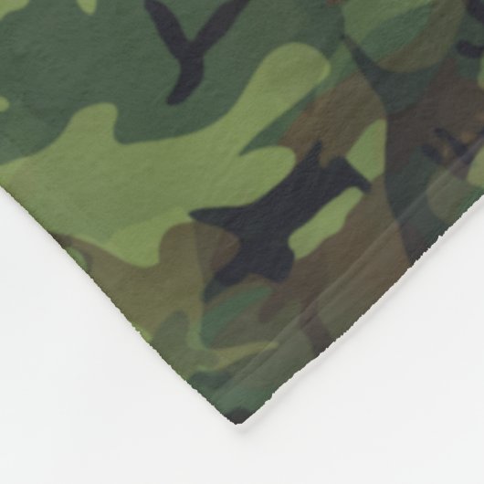 Camouflage Fleece Deken (Hoek)