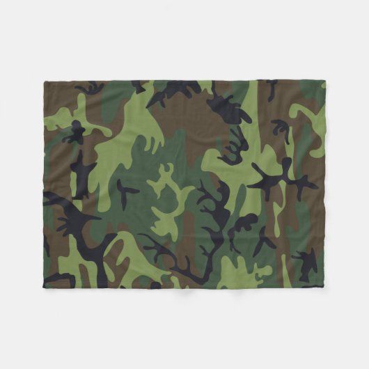 camouflage fleece deken (Voorkant (Horizontaal))
