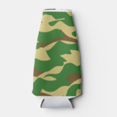 Camouflage geïsoleerde fles koeler/koosie flesjeskoeler (Voorkant)
