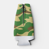 Camouflage geïsoleerde fles koeler/koosie flesjeskoeler (Achterkant)