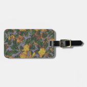 Camouflage gele bloem bagagelabel (Voorkant horizontaal)