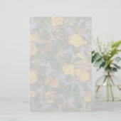 Camouflage gele bloem briefpapier (Staand voorkant)