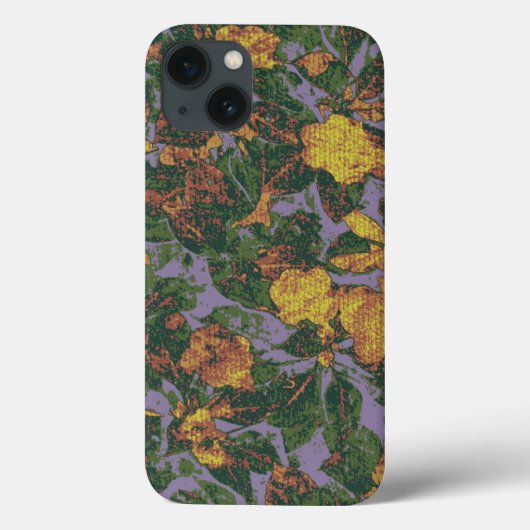 Camouflage gele bloem Case-Mate iPhone case (Achterkant)