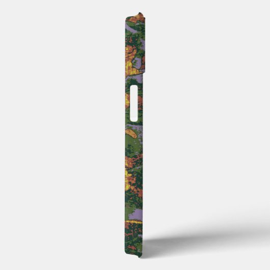 Camouflage gele bloem Case-Mate iPhone case (Achterkant / Rechts)
