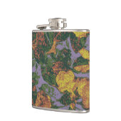 Camouflage gele bloem heupfles (Links)