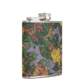 Camouflage gele bloem heupfles (Rechts)