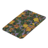 Camouflage gele bloem magneet (Linkerzijde)