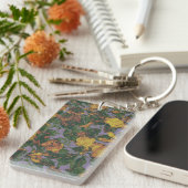 Camouflage gele bloem sleutelhanger (Voorkant Rechts)