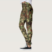 Camouflage Geometrisch Patroon Leggings (Links)