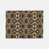 Camouflage geometrische mozaïekdeken fleece deken (Voorkant (Horizontaal))