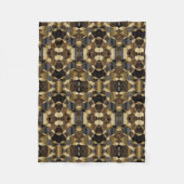 Camouflage geometrische mozaïekdeken fleece deken (Voorkant)