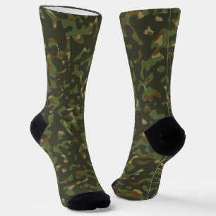 Camouflage Gevecht Jacht Groen Bruin Beige Khaki Sokken