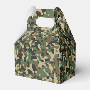 Camouflage gevlekt bedankdoosjes