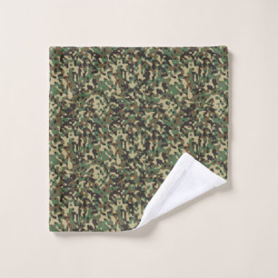 Camouflage gevlekt washandje