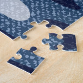 Camouflage gevlekte denim jeans patroon legpuzzel (Zijkant)