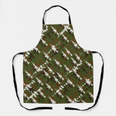 Camouflage geweer militaire stijl cool Pistool pat Schort (Voorkant)