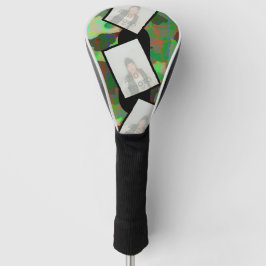 Camouflage Golf Head Hoesje met foto's Golfheadcover