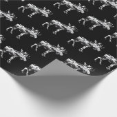 Camouflage Gray Moose Cadeaupapier (Hoek)