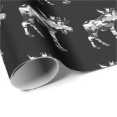 Camouflage Gray Moose Cadeaupapier (Rol Hoek)