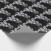 Camouflage Gray Snowmobile Cadeaupapier (Hoek)