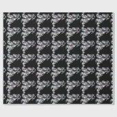Camouflage Gray Snowmobile Cadeaupapier (Vlak)