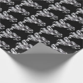 Camouflage Gray Snowmobiler Cadeaupapier (Hoek)
